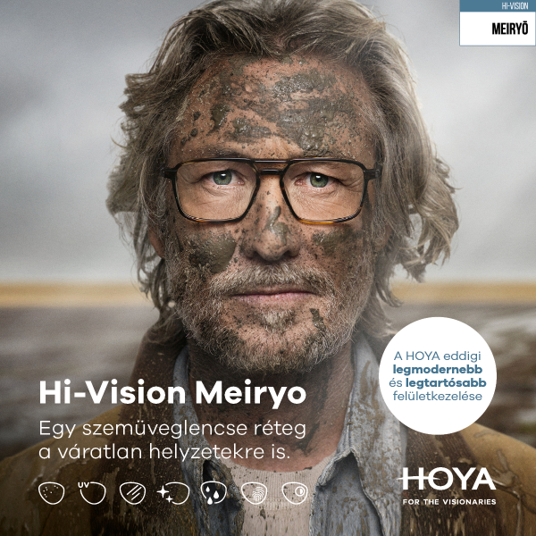 Hi-Vision Meiryo Szemüveglencse réteg a váratlan helyzetekre is.